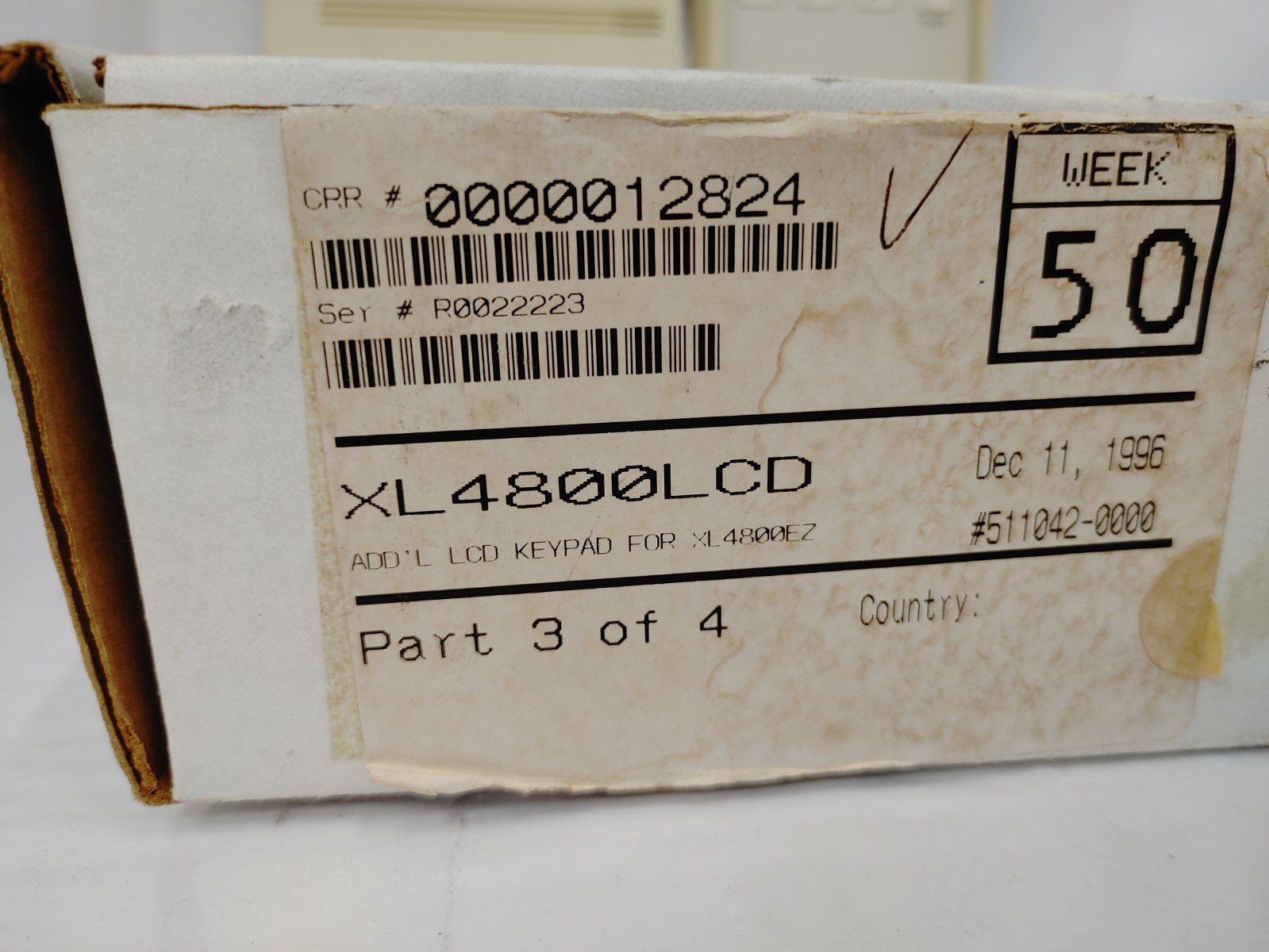 FBII XL4800 LCD KEYPAD