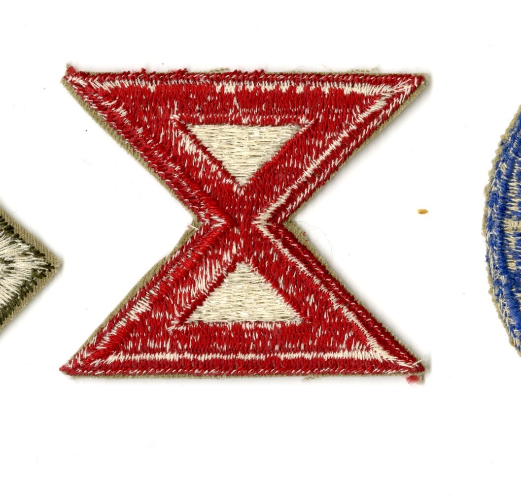 Tenth Army White Back Patch WWII Vintage Okinawa Pacific Buckner