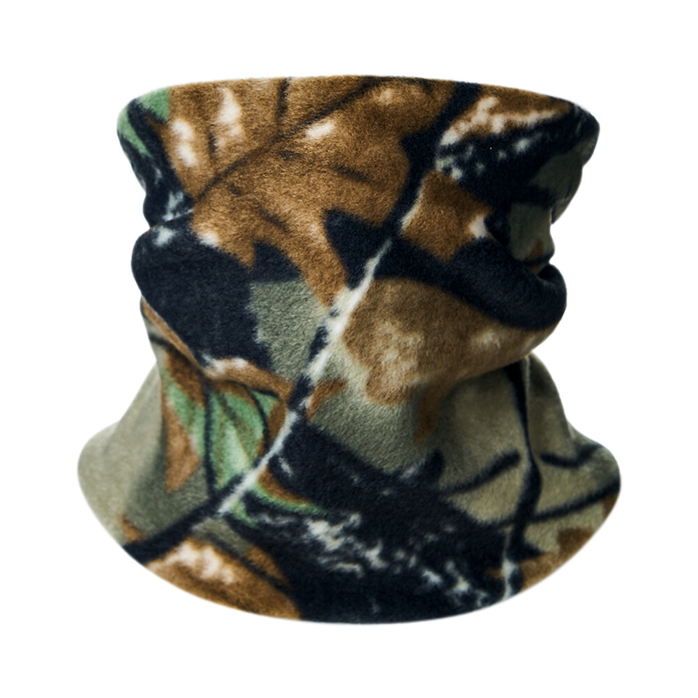 Winter Fleece Neck Gaiter Warmer Camo Windproof Ski Face Mask for Cold Weather