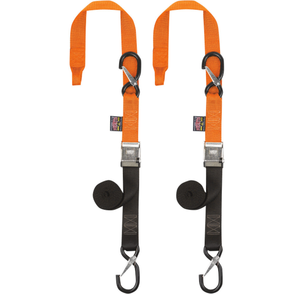 Powertye Mfg Cam Tie-Down - 1.5" - Orange/Black | 29629-S
