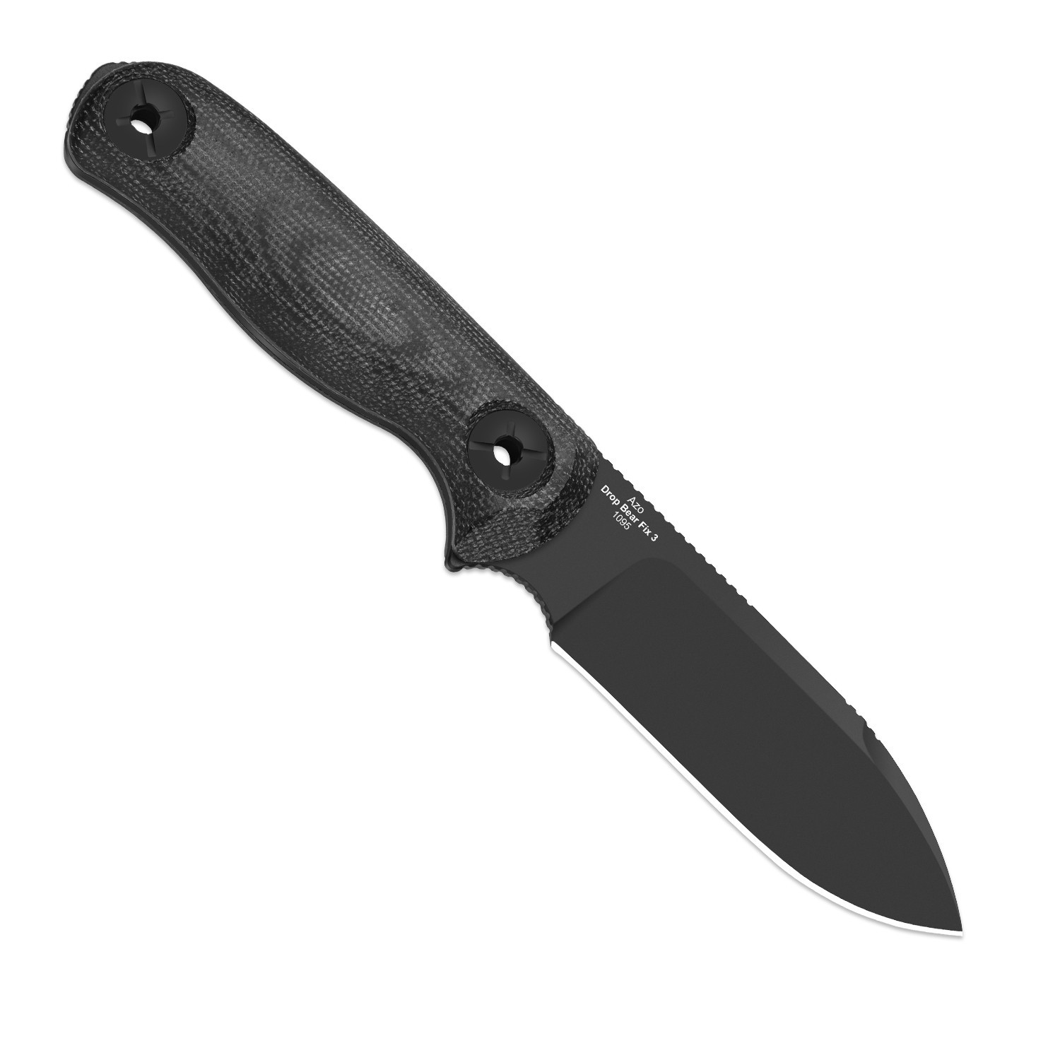 Kizer Drop Bear Fix 3 Fixed Knife 1095 Blade Micarta Handle Medium Size 1101A3