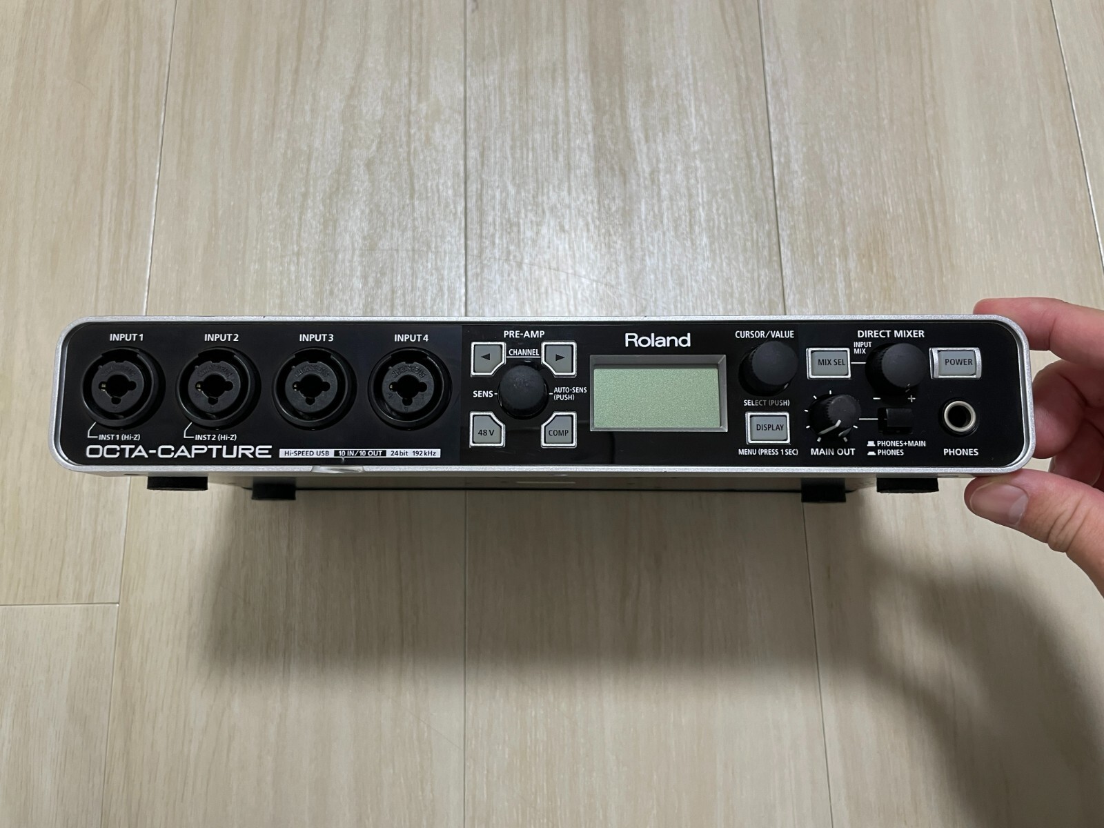 Roland UA-1010 OCTA-CAPTURE Audio Interface Digital Recorder with Power Cable