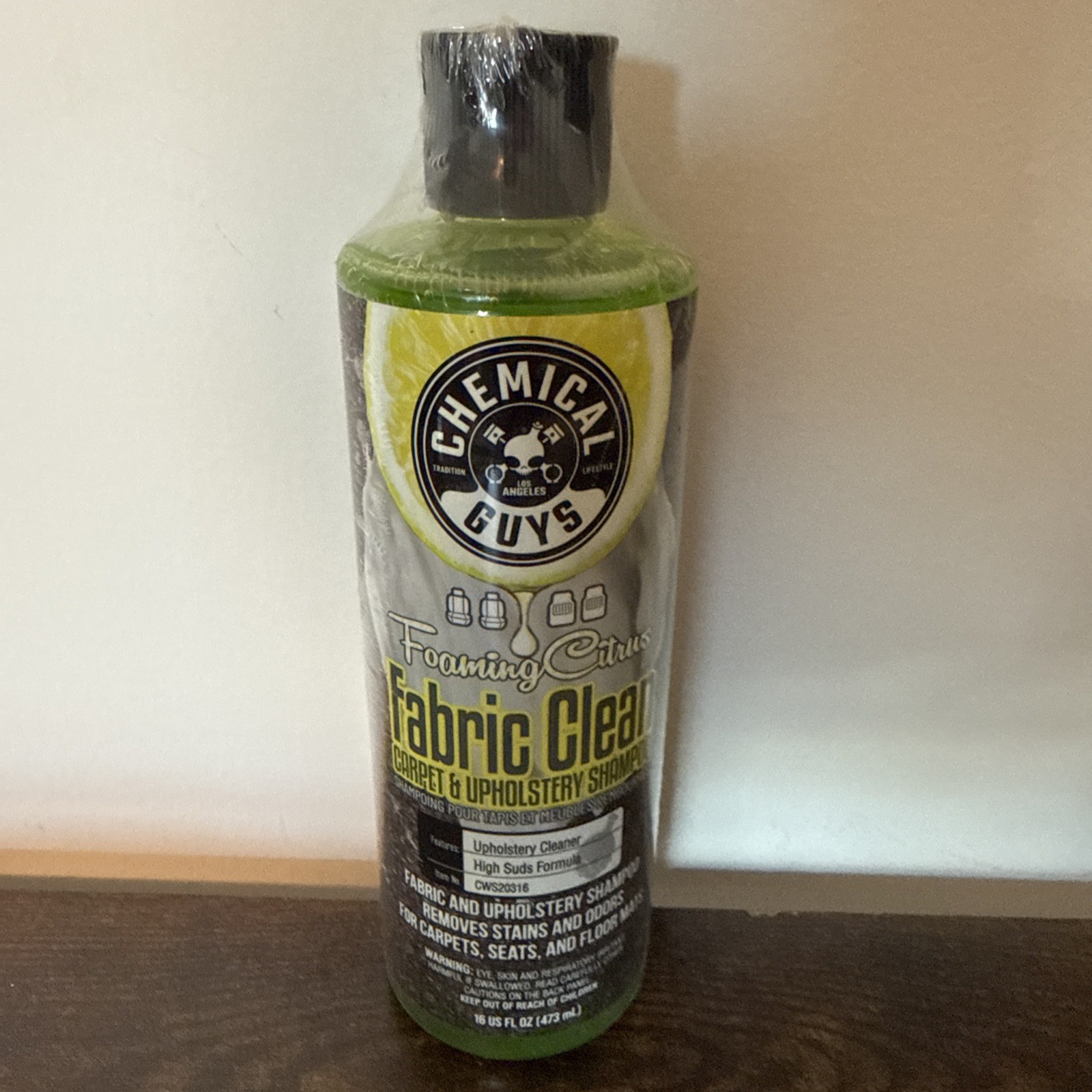Chemical Guys Foaming Citrus Carpet & Upholstery Cleaner NEW!