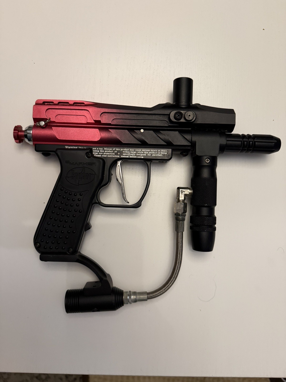 Spyder ACS .68 Cal Paintball Marker – Red/Black – Semi Auto