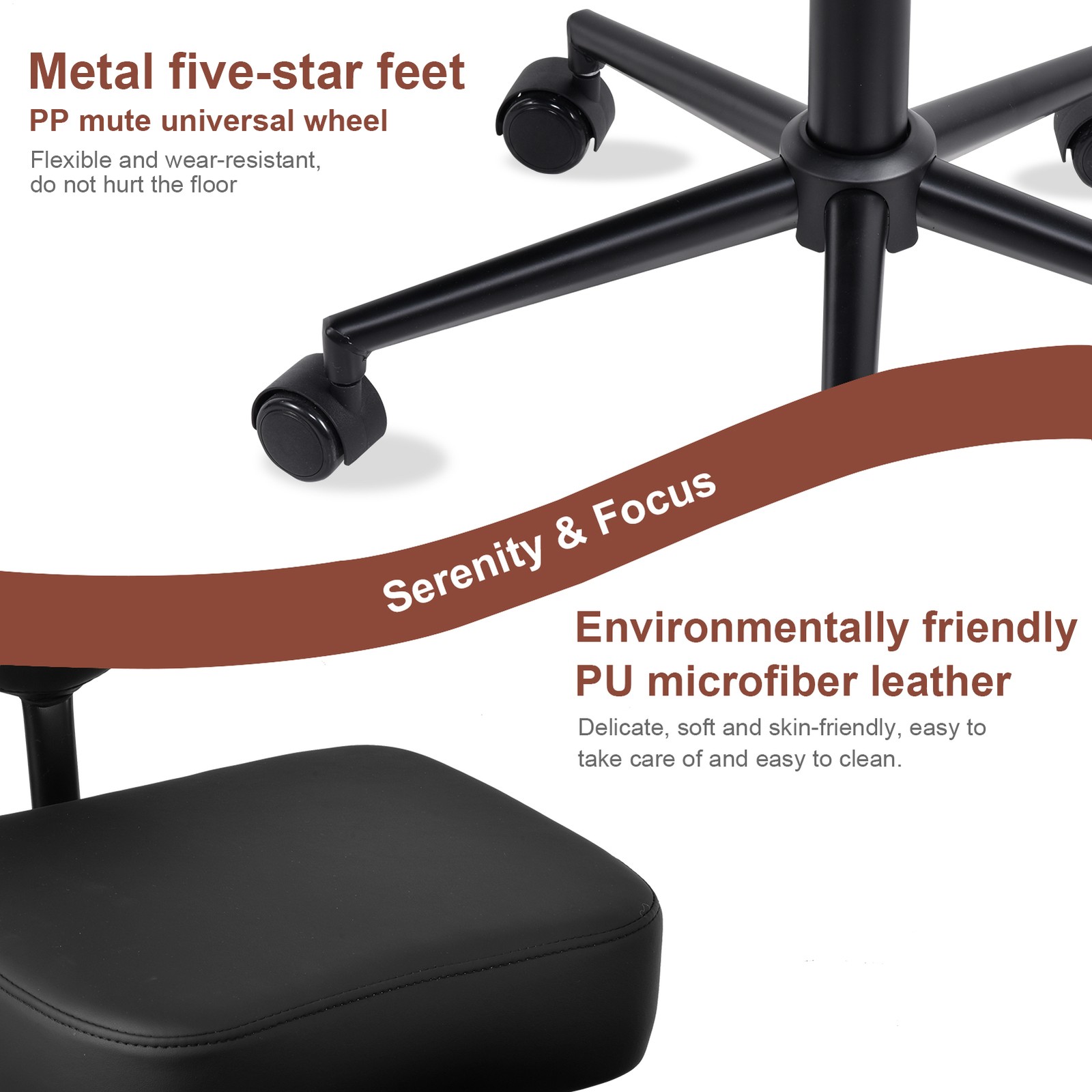 Meditation Chair, ADHD Chair, Cross Legged Office Chair with Wheels Brand New-