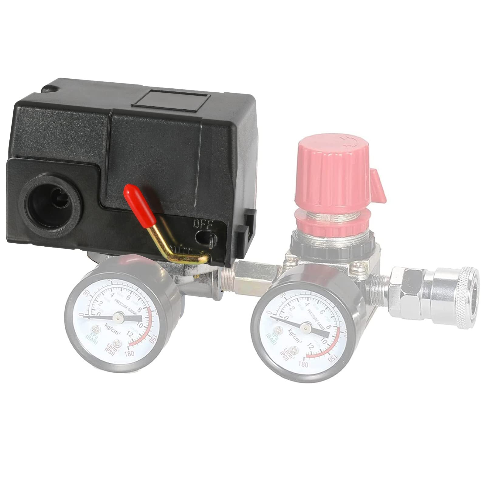 Air Compressor Pressure Switch Replacement LF10-4H with 95-125 PSI Range and 20A