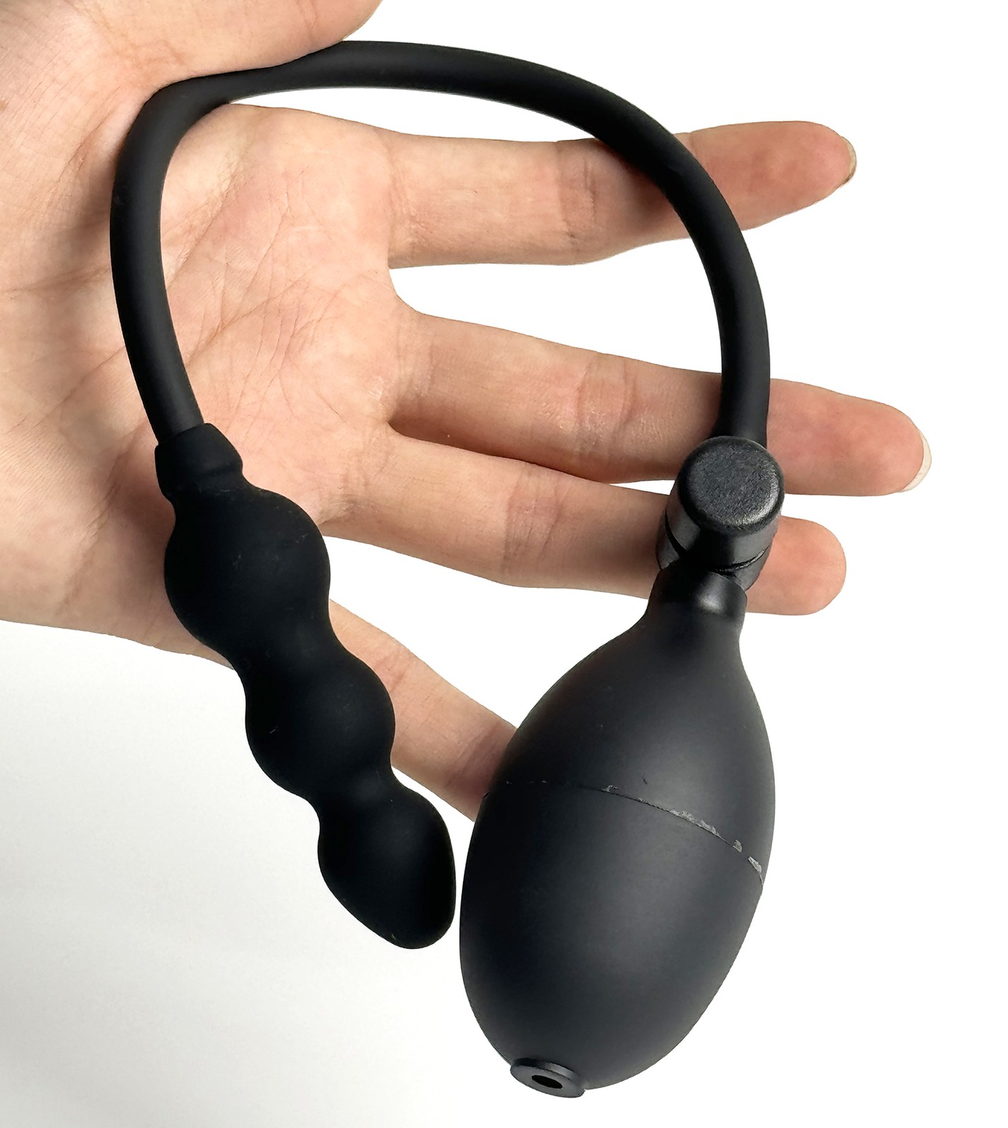 Silicone Inflatable Beads Plug Pump Dilator Expander Plug Trainer BDSM