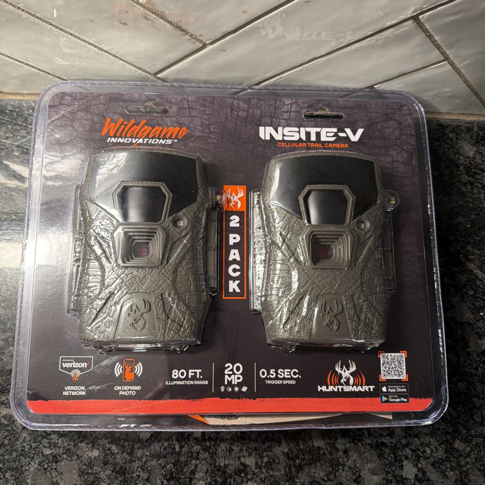 Wildgame Innovations Insite V Cellular Trail Camera 20MP 80ft Verizon (2-Pack)