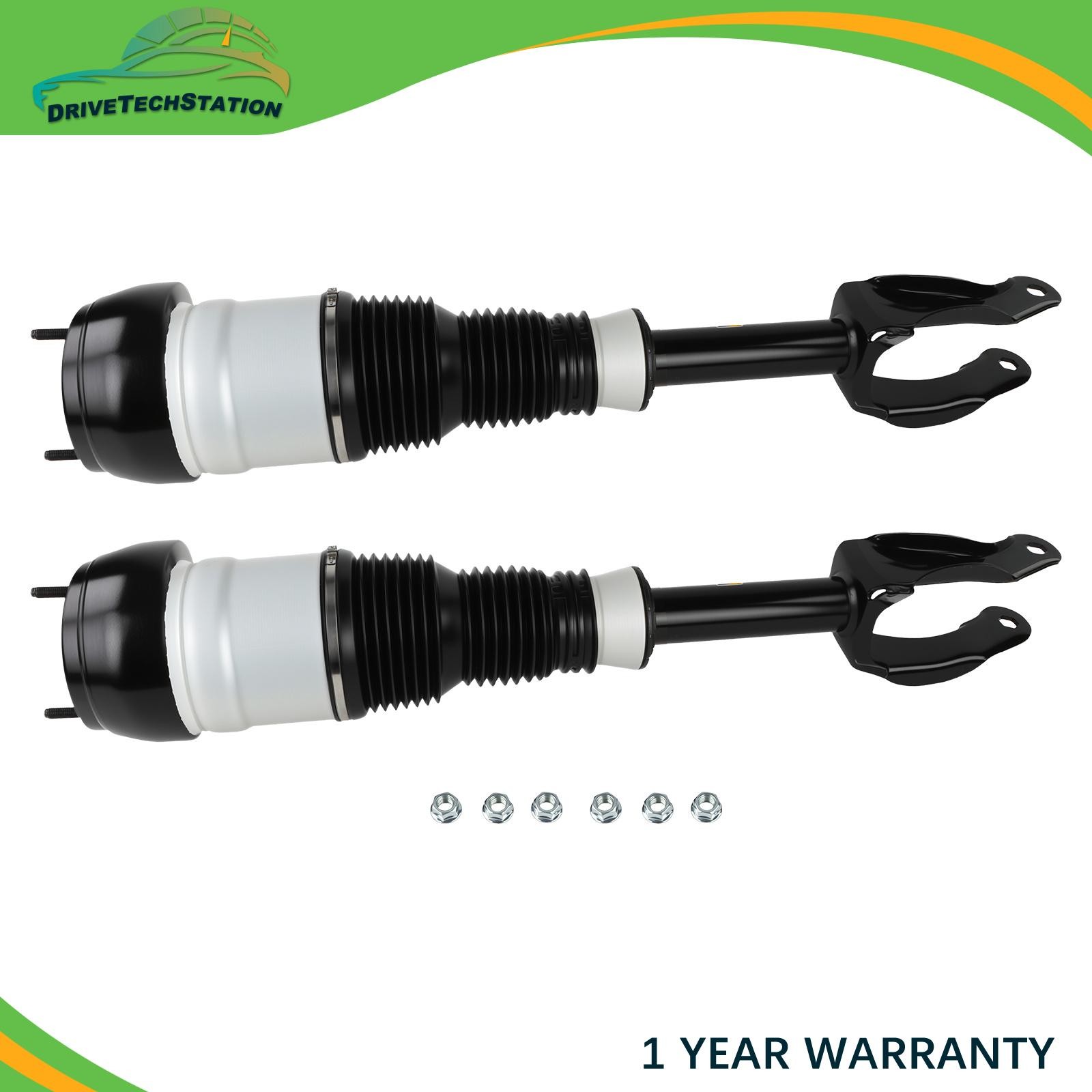 2x Front Air Suspension Shock Struts w/o ADS For Mercedes W166 X166 GL450 GLS550