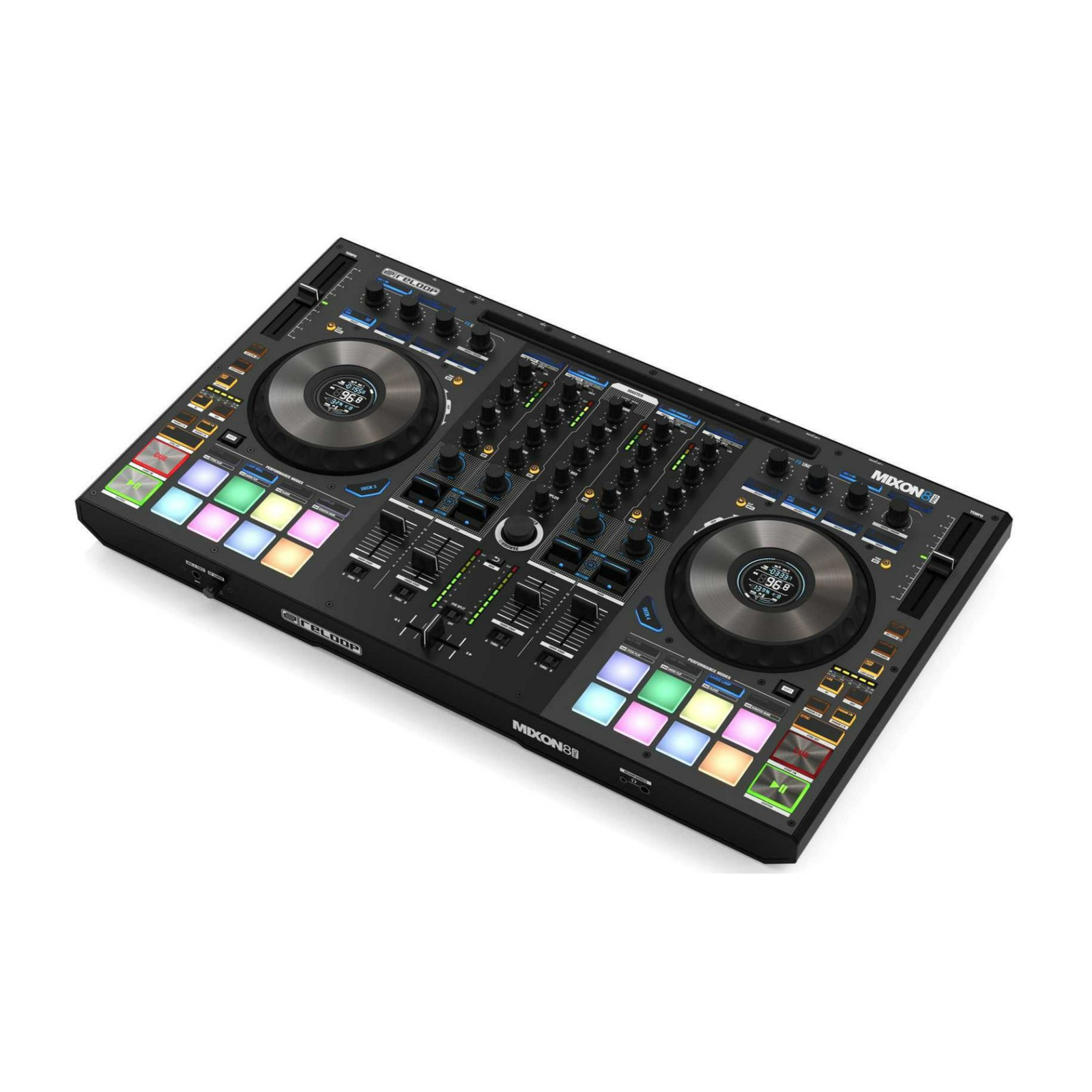 Reloop Mixon 8 Pro 4-Channel Professional Hybrid Sturdy Build DJ Controller