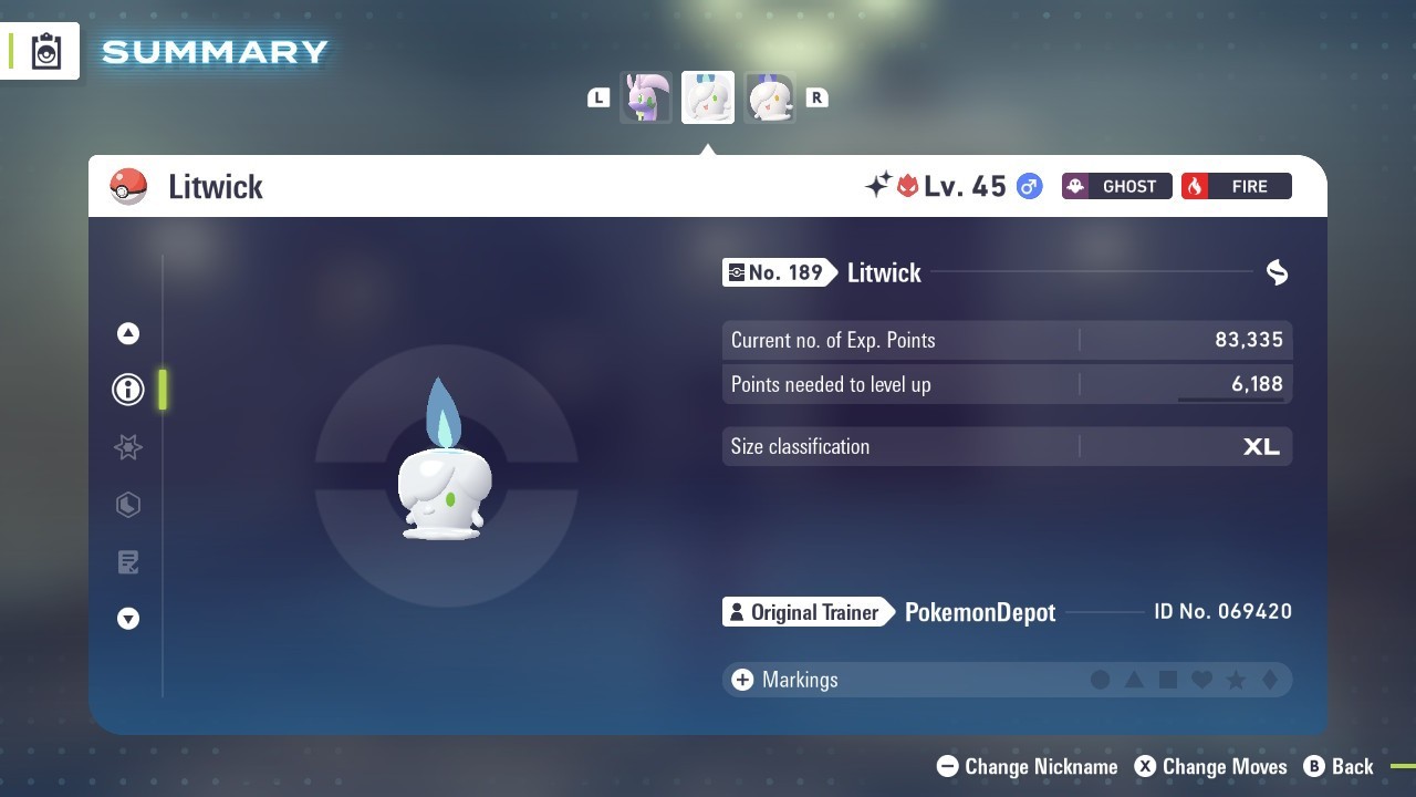 6IV Untouched Shiny Litwick Pokemon Legends ZA *SAME DAY*