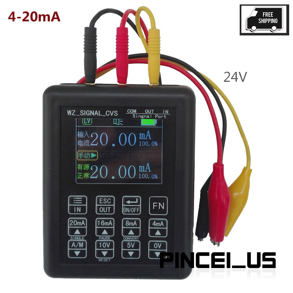 4-20mA Signal Generator Current Voltage Transmitter Calibrator Signal Source