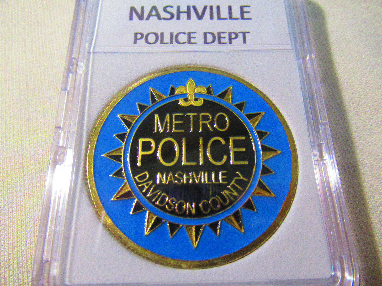 METROPOLITAN NASHVILLE Police Dept Challenge Coin