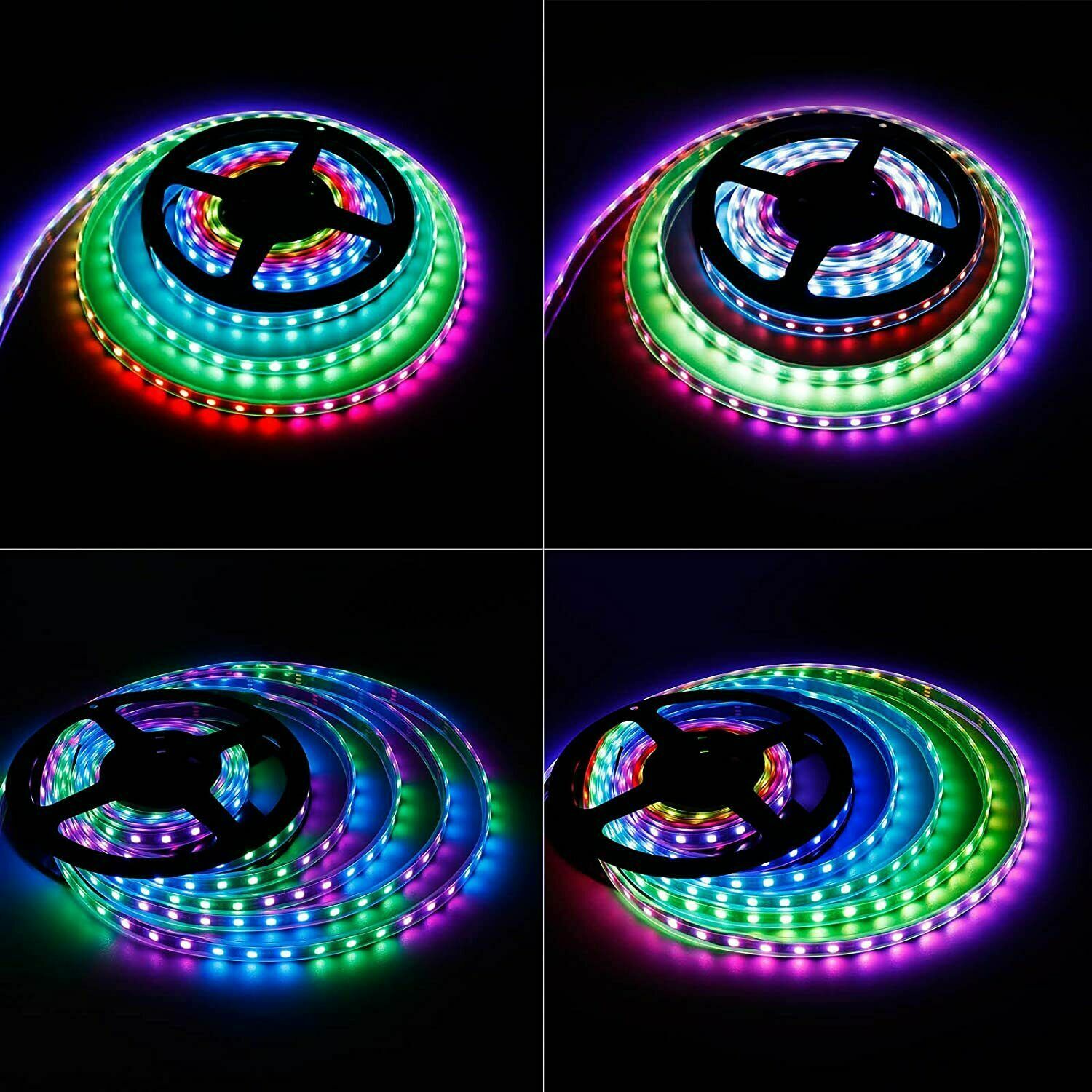 5050 WS2811 RGB LED Strip Light Multi Color Dream Color 12V 5M 150 LED 300 LED