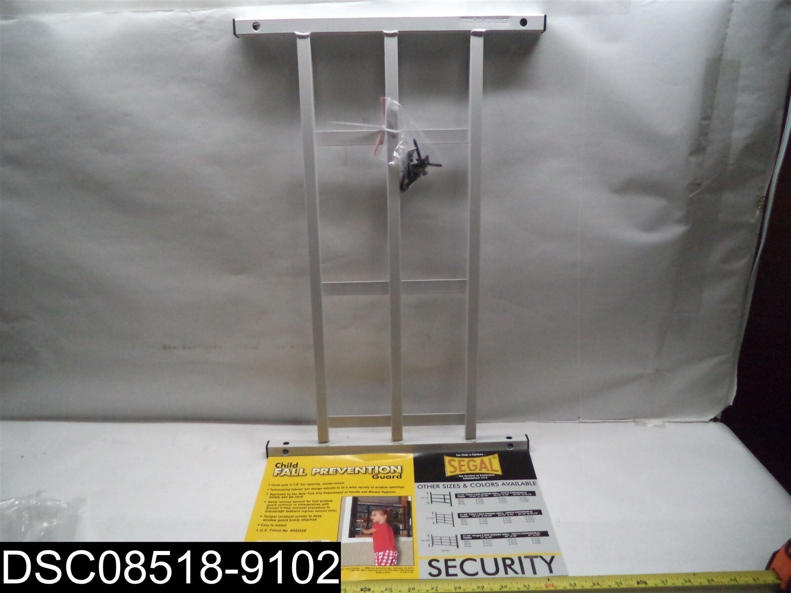 S4752 Prime Line Products Defender Security Fixed Window Guard 22" to 38" x 15"