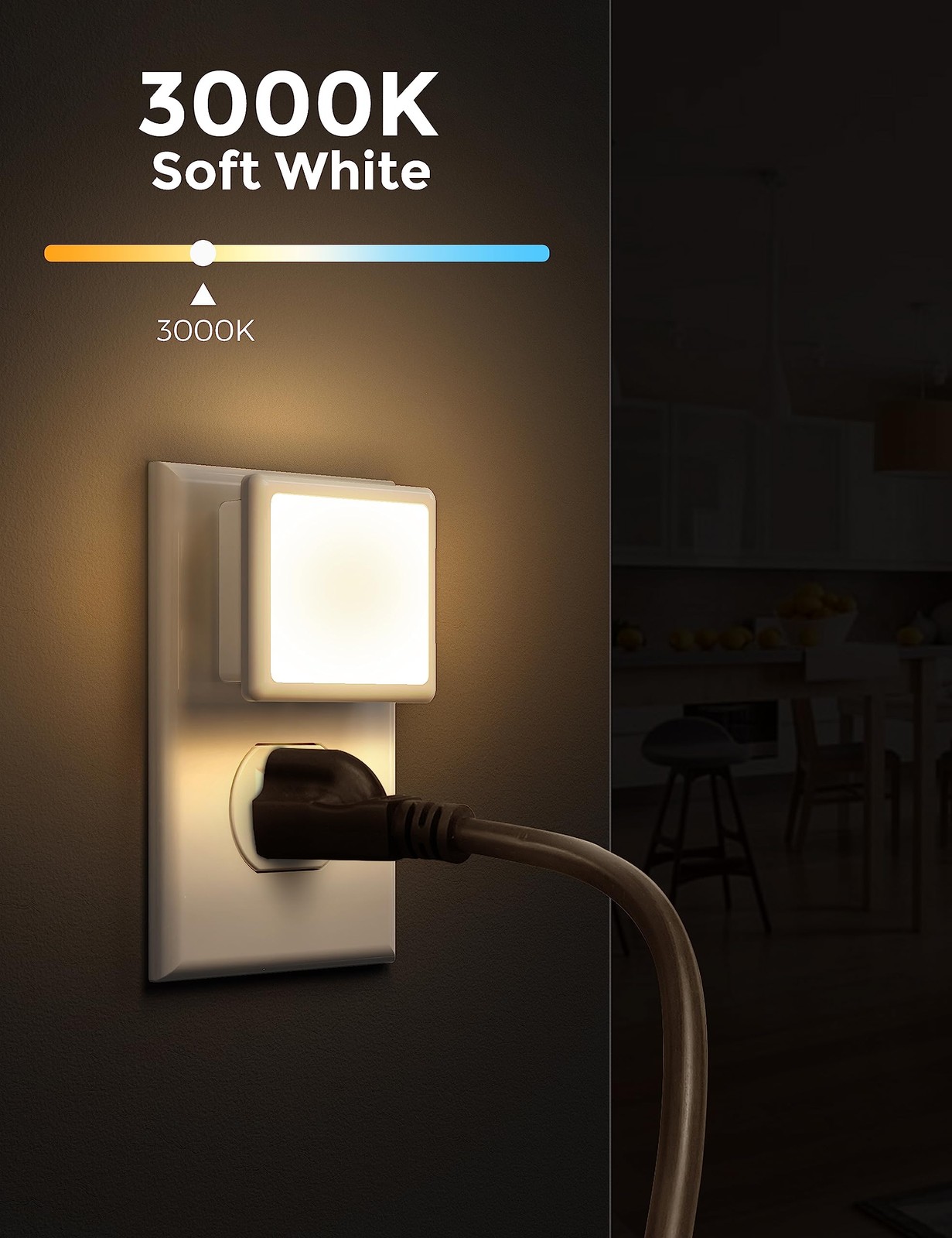 Night Light,Night Lights Plug into Wall, [6-Pack] Plug in Night Light, Dusk-t...