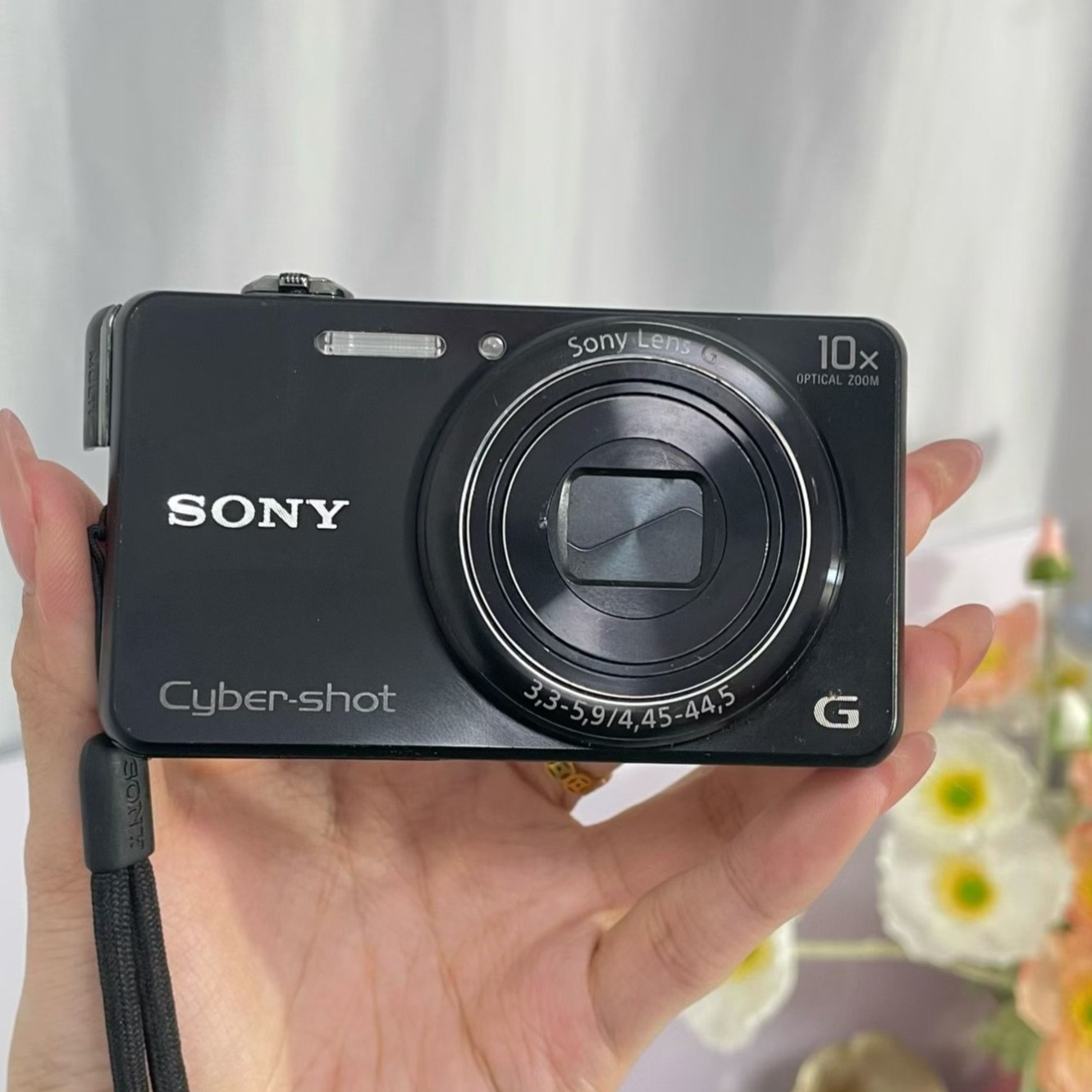 Sony Cyber-shot DSC-WX200 Digital Camera 18.2 MP 10x Optical Zoom Black