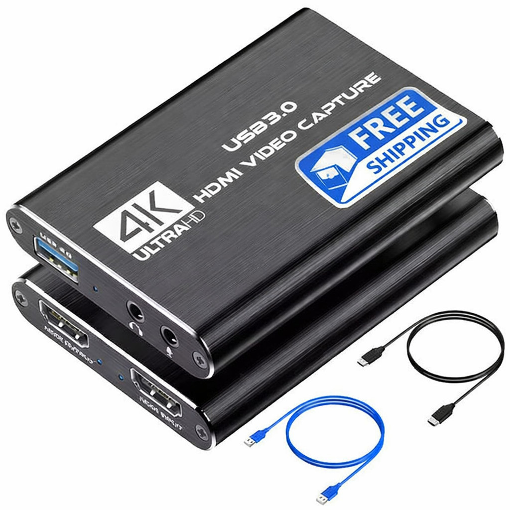 4K HDMI Capture Card USB 3.0 – 1080P 60FPS Video Recorder