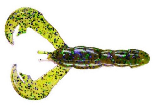Strike King Rage Tail Craw Hard Candy 4"-7 pack