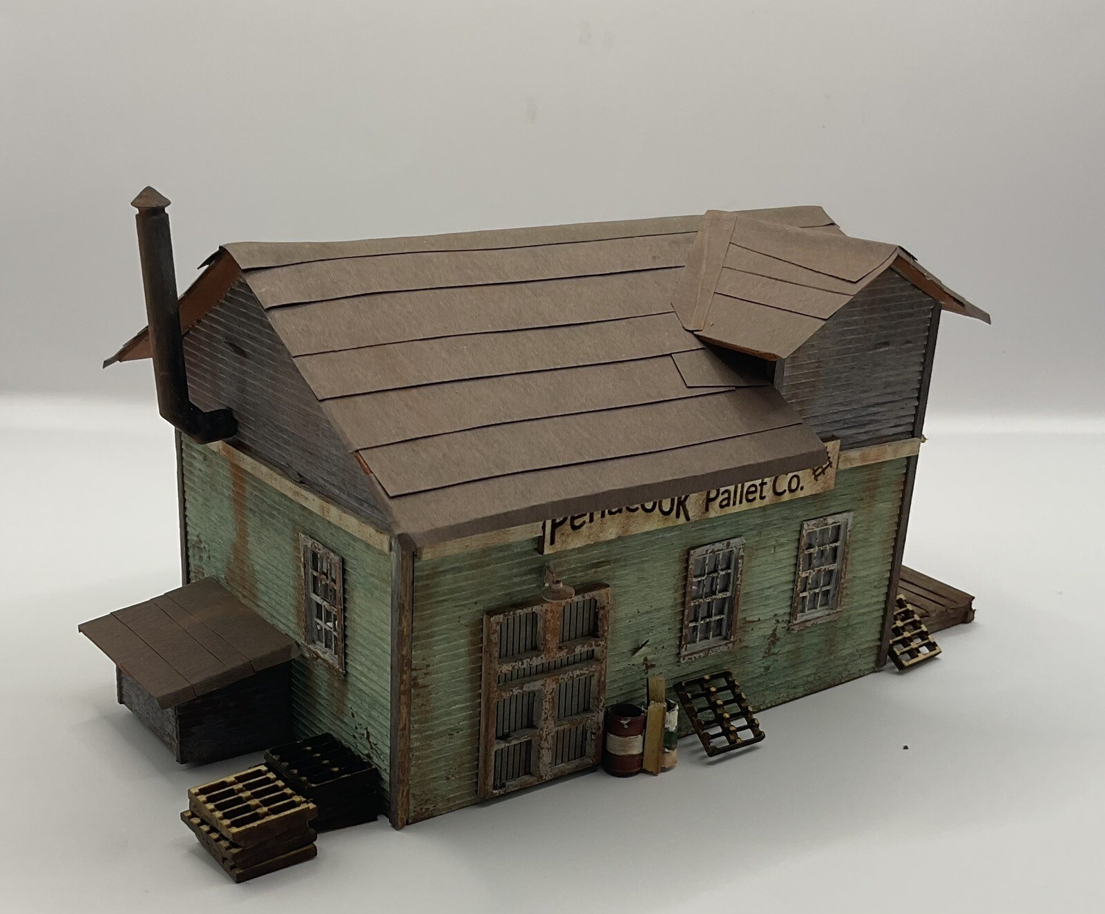 O Scale Penacook Pallet Co. Structure Kit Laser Cut