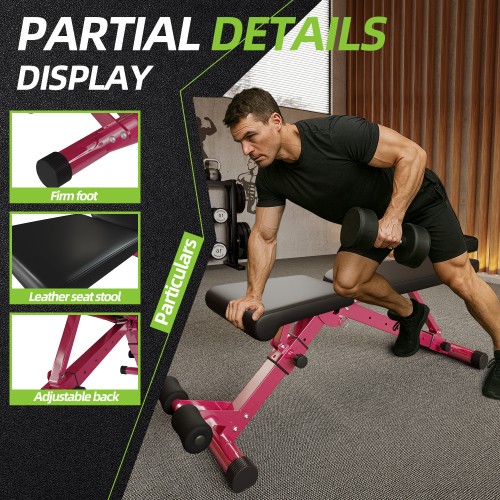 Home Foldable Dumbbell Bench Weight Training Fitness Incline Bench Workout Bench