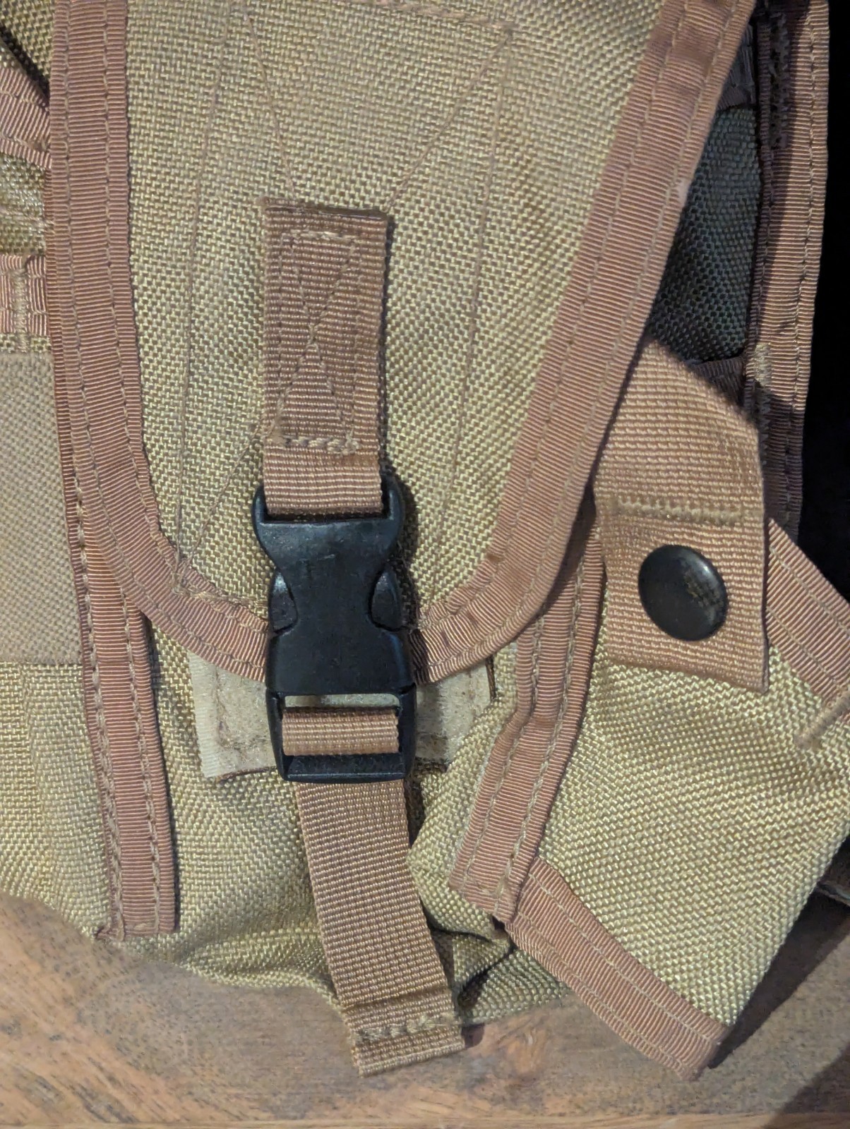 Paraclete Pre-MSA AIXSSTS Khaki MOLLE GP Utility Pouch — SOF CAG DEVGRU LBE
