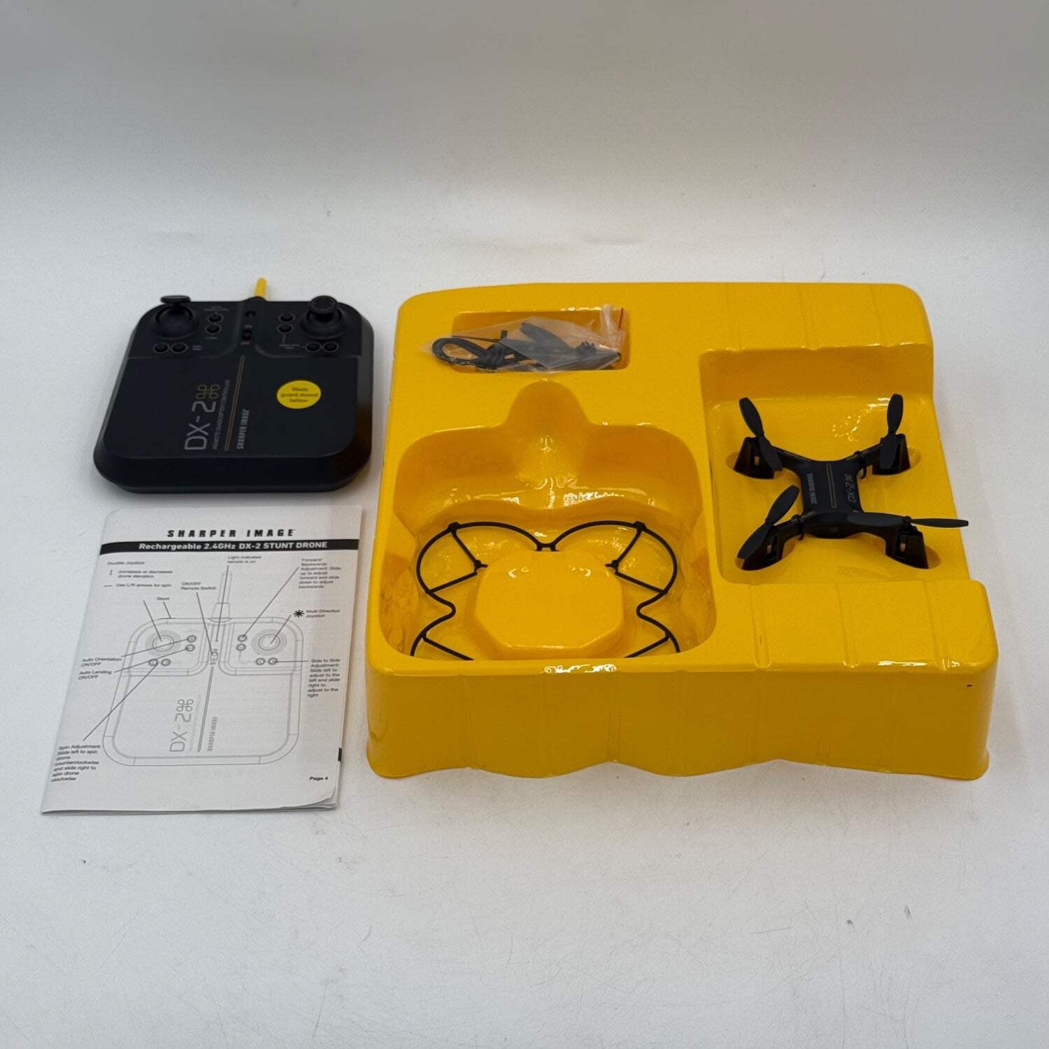 New Sharper Image DX-2 Stunt Quadcopter Drone