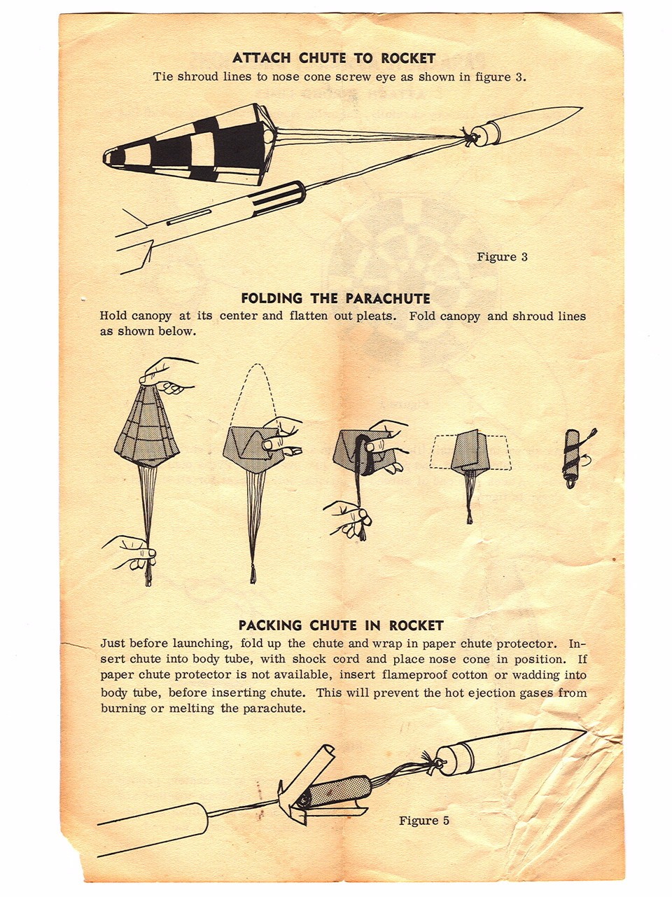 Vintage 1960s Centuri PAYLOADER 2 II Carrier Rocket MODEL ROCKET Assembly Sheet!