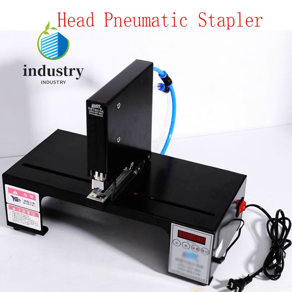 Single-head Head Automatic Electric Stapler Pneumatic Binding Machine 110V/220V