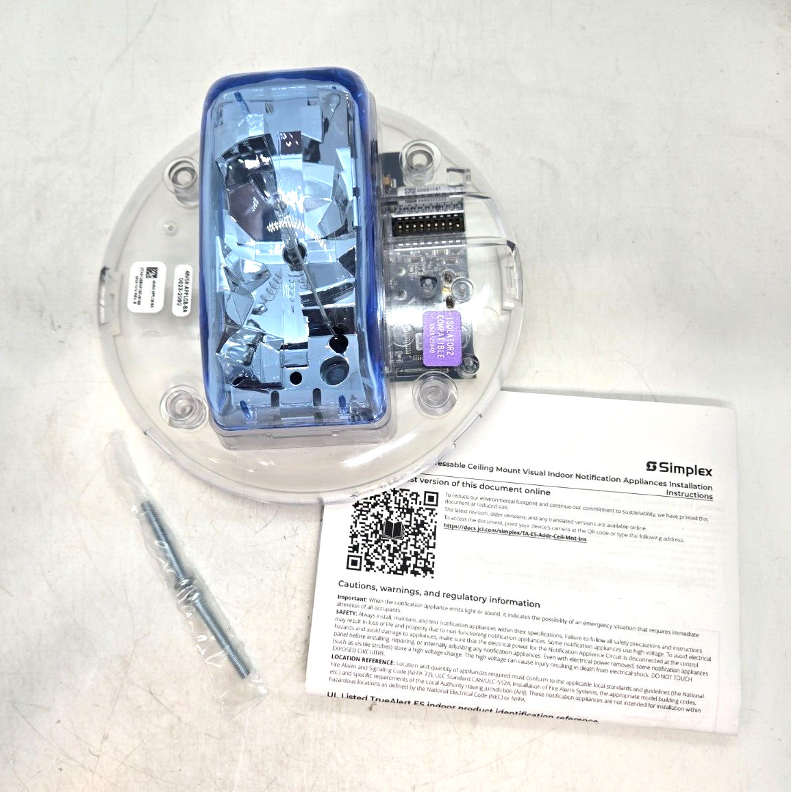 Simplex 49VOH-APPLCB-BA  VO Notification Appliance FAST FREE SHIPPING b