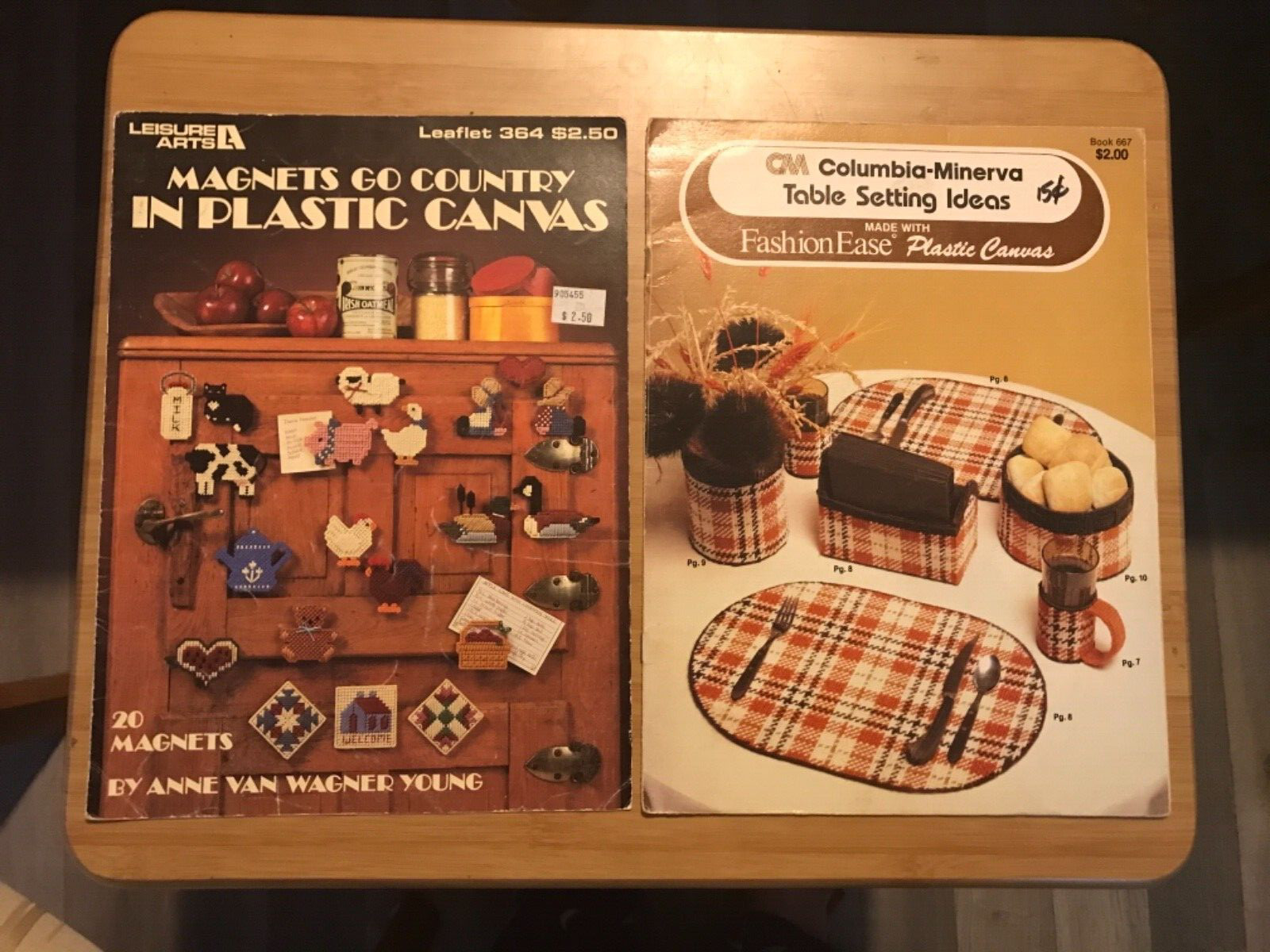 Plastic canvas patterns leisure arts magnets go country table setting ideas pets