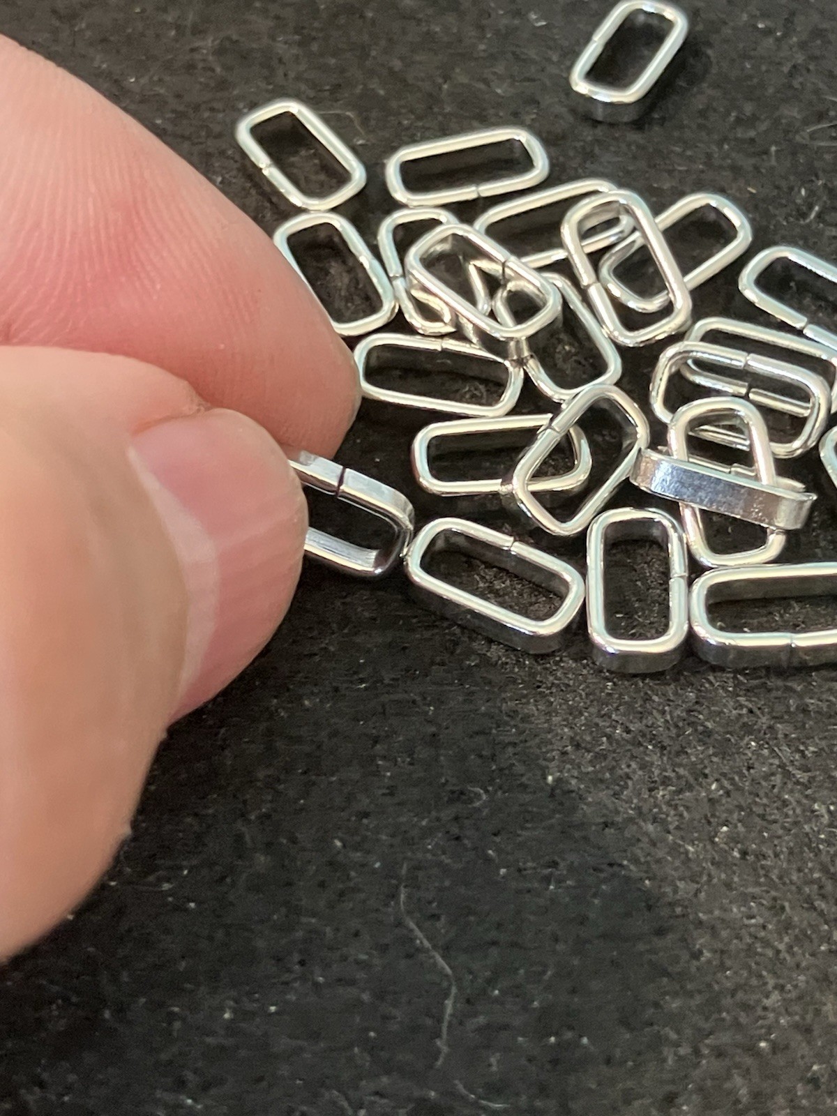 304 SS Quick Link Connectors. Unsoldered. 8x4x2. 10 PCs