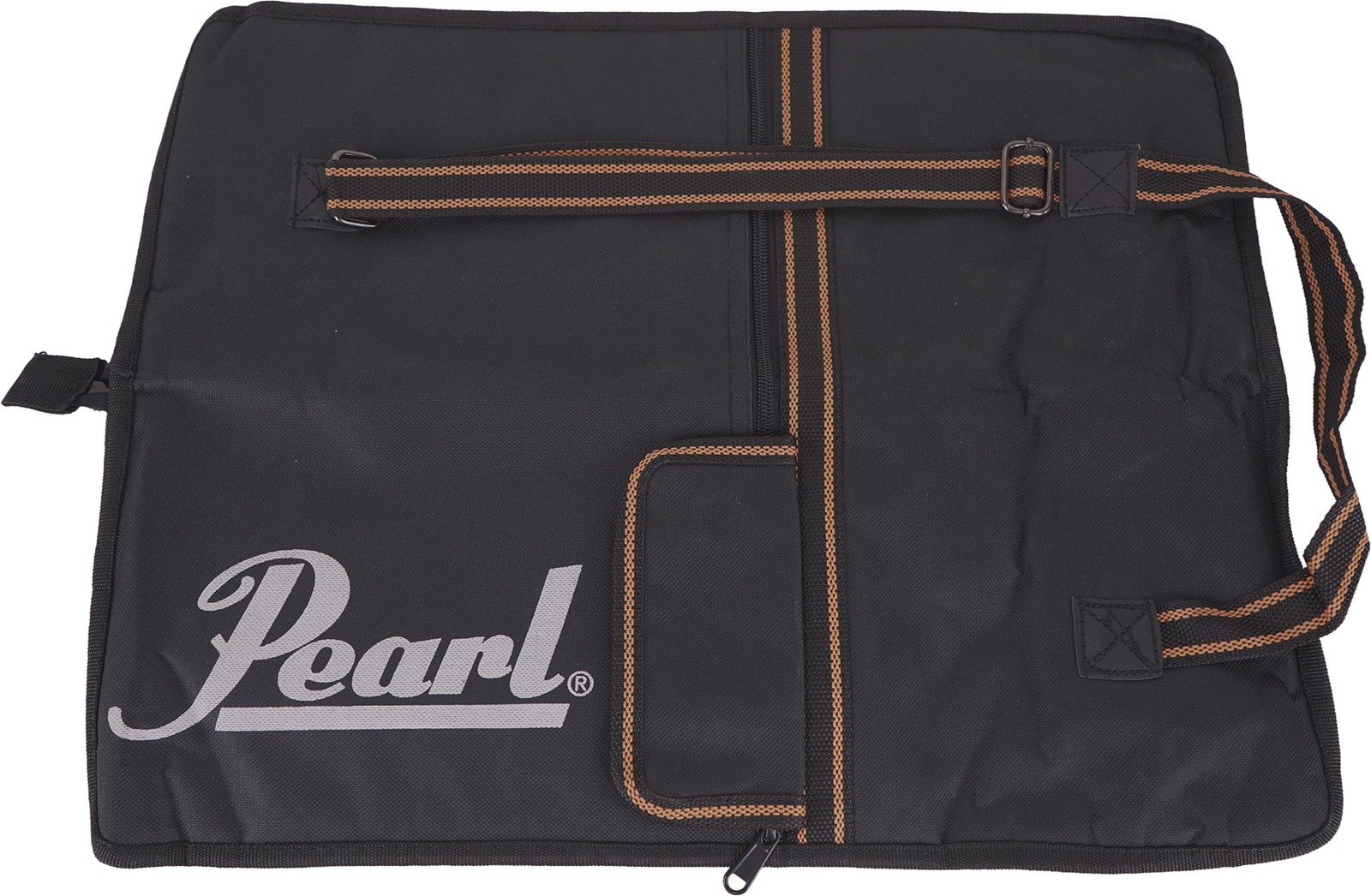 Pearl Orange and Blk Logo Stick Bag