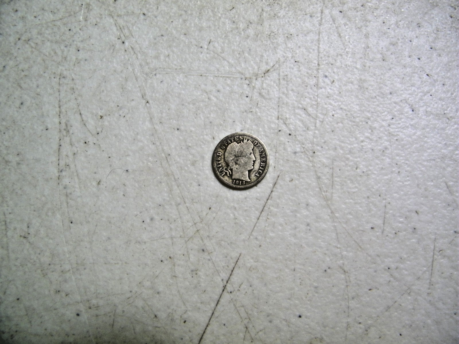 1913 Barber Dime Circulated Silver No Mint Mark
