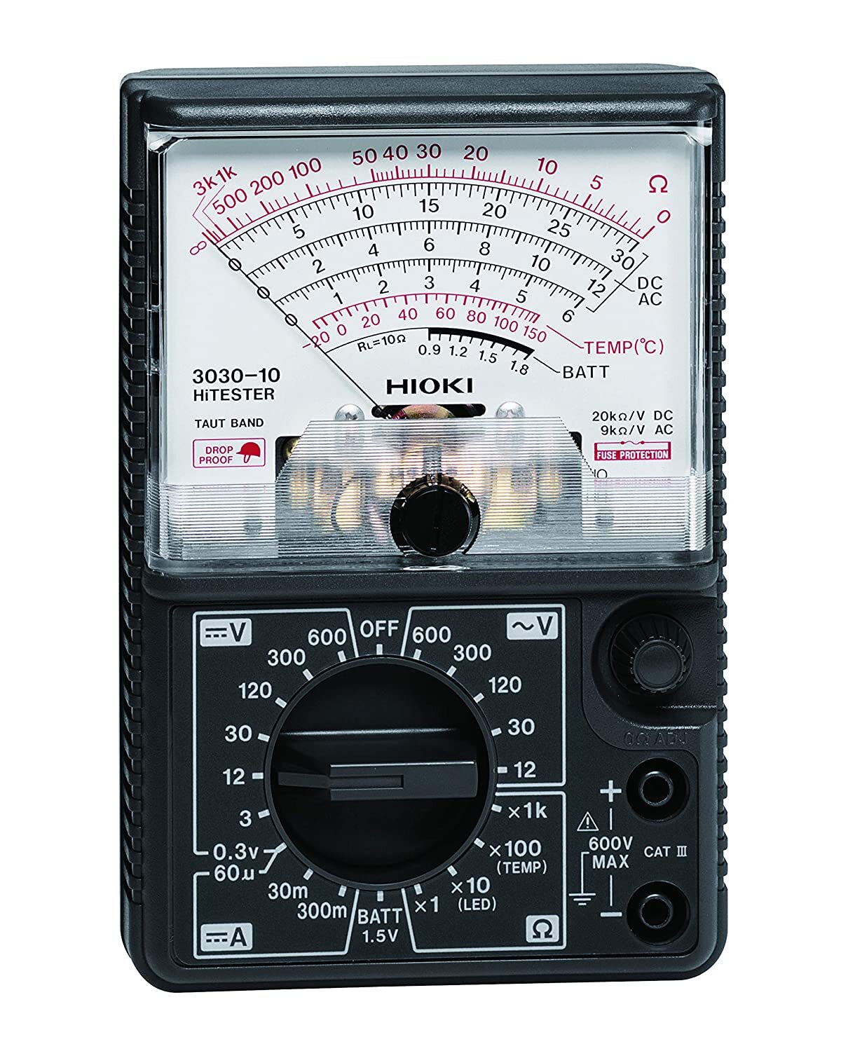 HIOKI 3030-10 Analog Multimeter Hitester 600V AC Tester Meter new Free Shipping