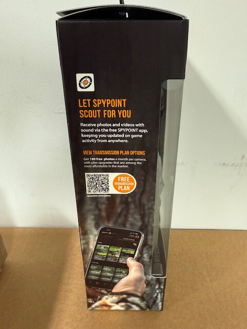 New Spypoint Flex-S-Dark Solar No-Glow Wireless Cellular Game Trail Camera 40MP