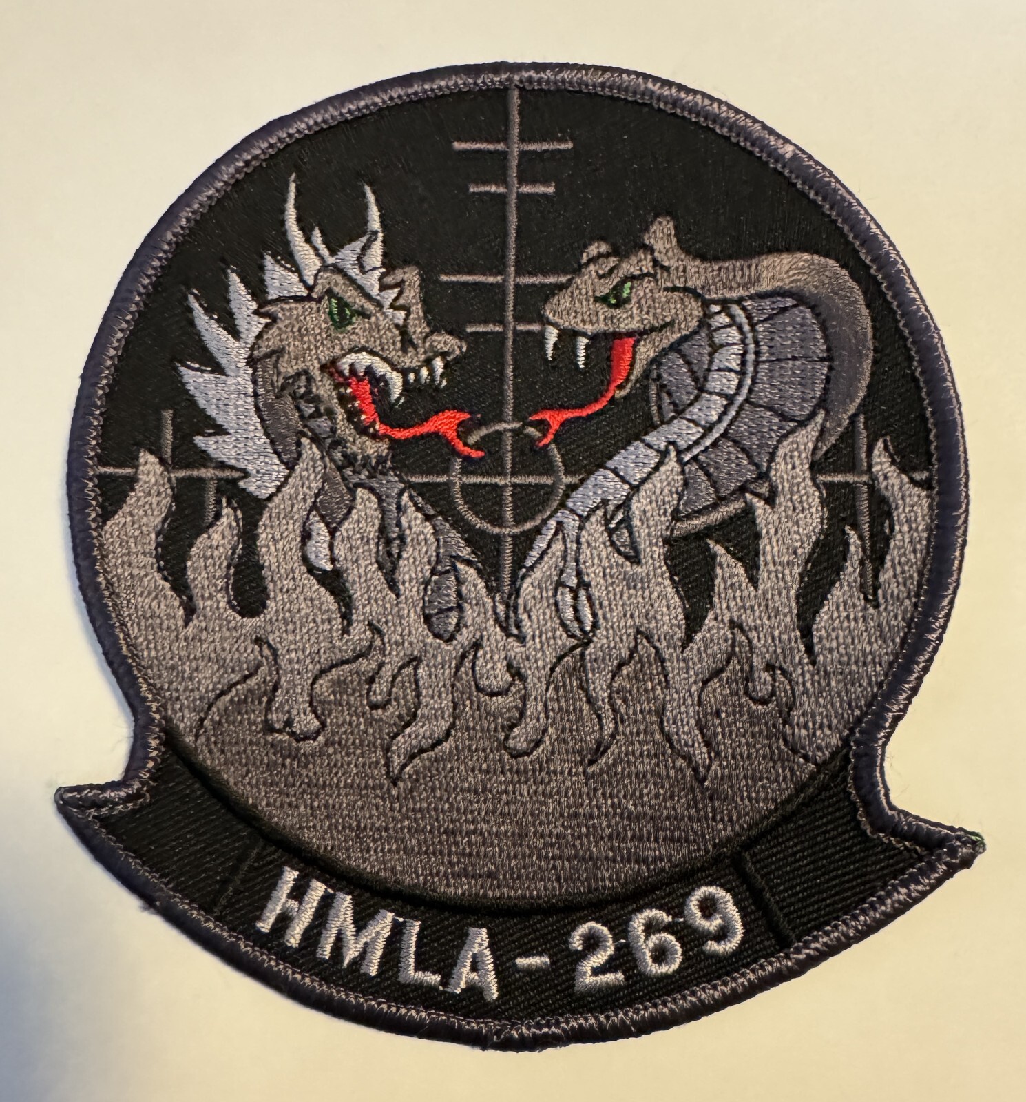 USMC Marine Corps HMLA 269 Squadron Patch 4.5" Patch