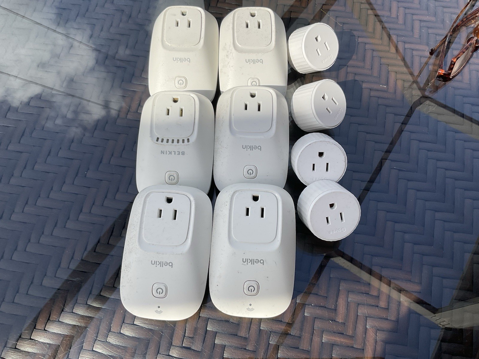 Belkin Gosund Wi-Fi Smart Plugs Lot of 8 Type A App-Controlled White Indoor