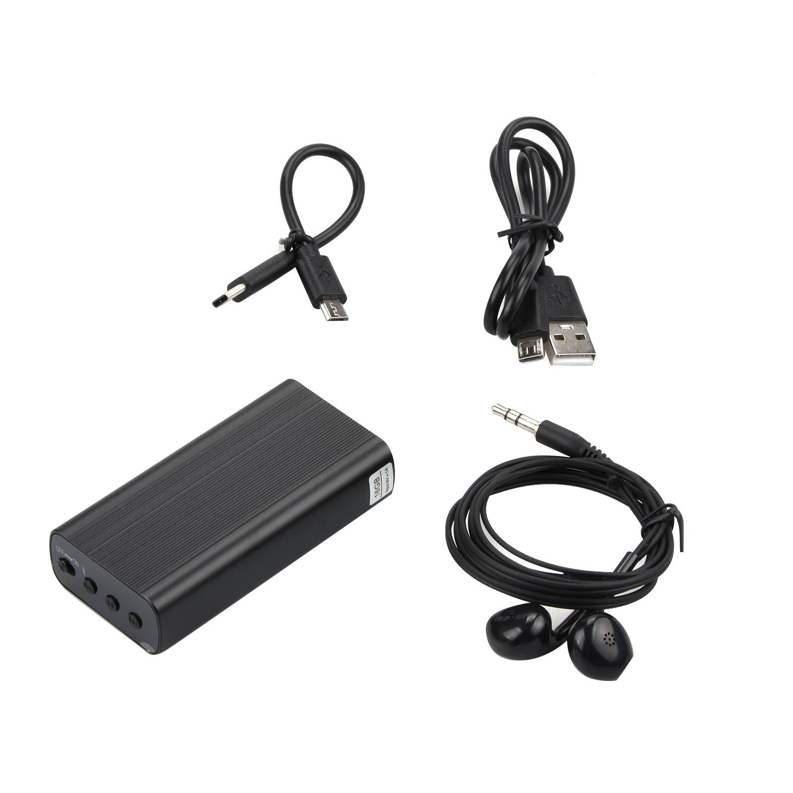 16GB Magnetic Voice Recorder For WAV/WMA/MP3 16GB Memory 60-day Standby
