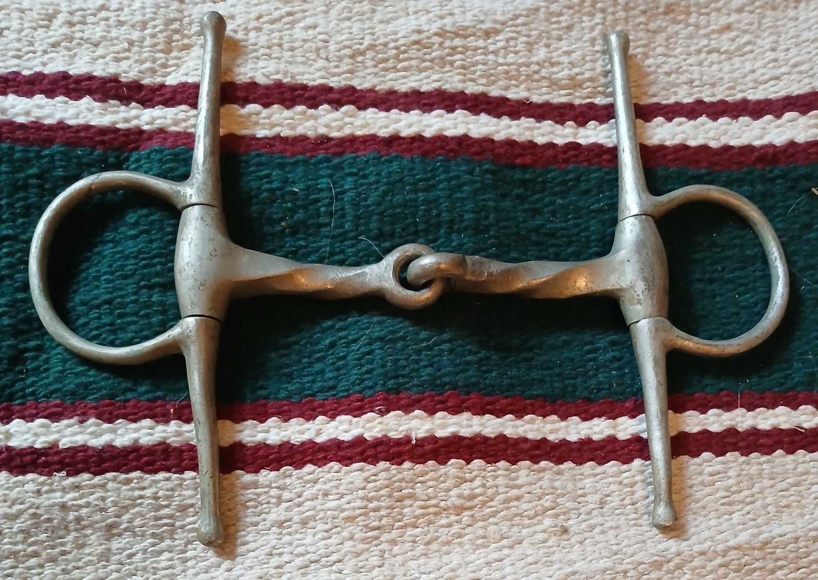 5" VINTAGE Bronze Full Cheek Twisted Snaffle Horse Bit