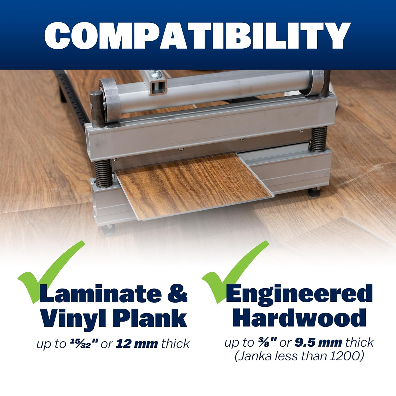 13" Ultra-Lite Vinyl Plank Flooring Cutter - Made in USA