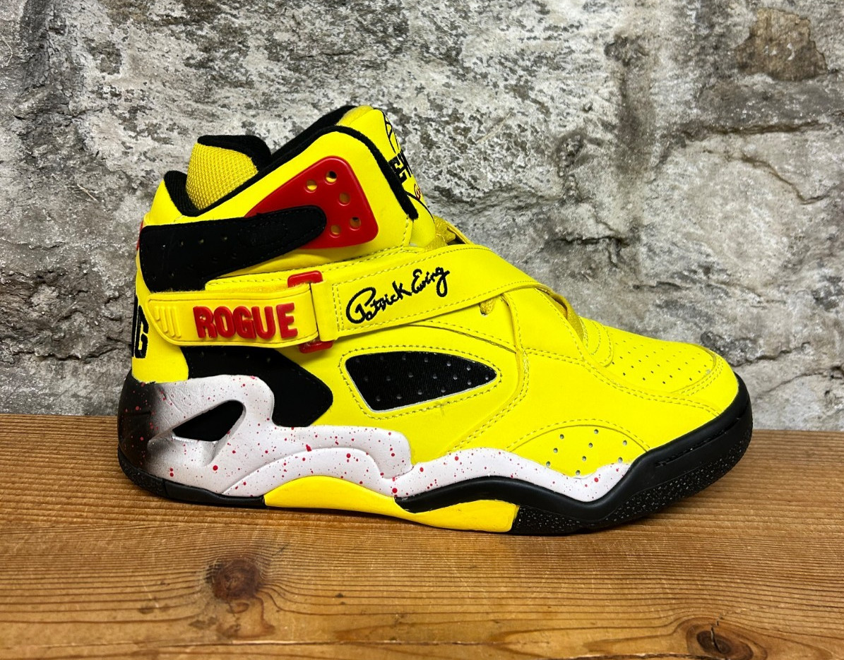 EWING ROGUE 1EW90134-704 YELLOW/BLACK/RED Sizes Boys 7, Mens 9.5  New In Box