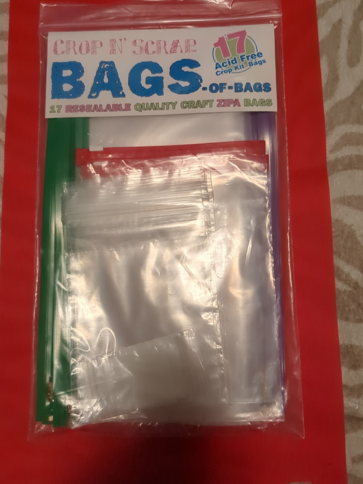 CROP KIT-17 Resealable High Quality Bag Assortment, acid free - storage NEW