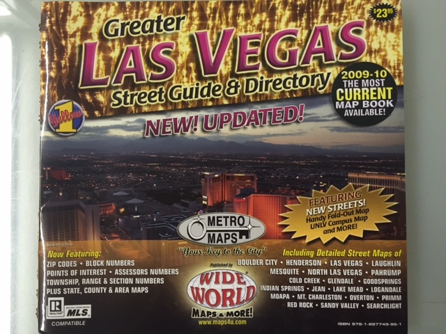 2009-10 Metro Maps 20th Edition *Greater Las Vegas Street Guide & Directory*