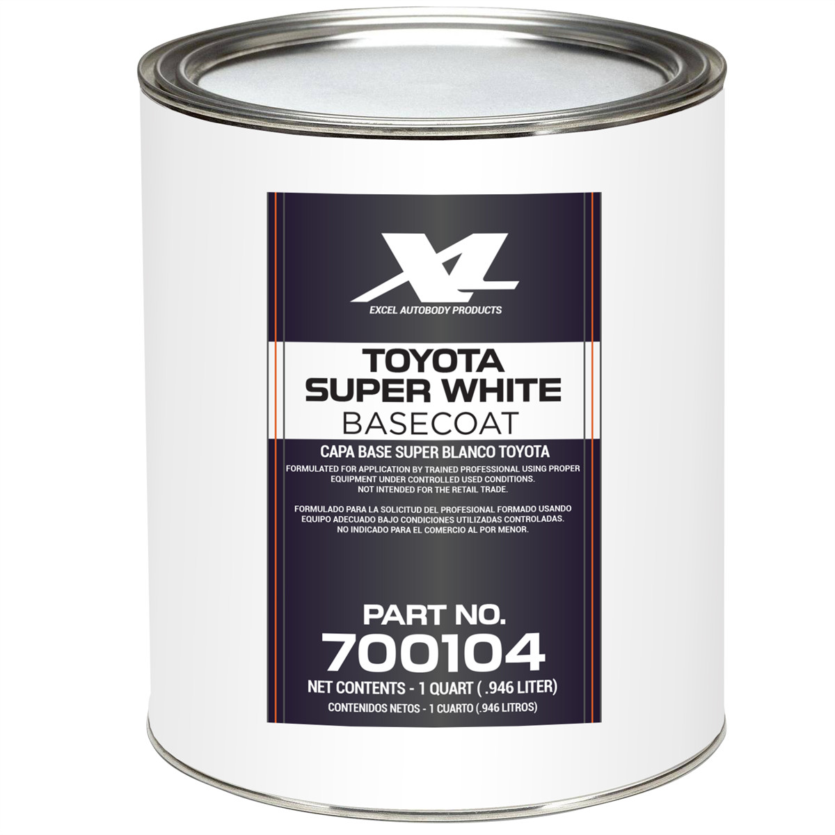 Excel Auto Body XLB700104 Basecoat Factory Pack Color Quick Dry High Hiding
