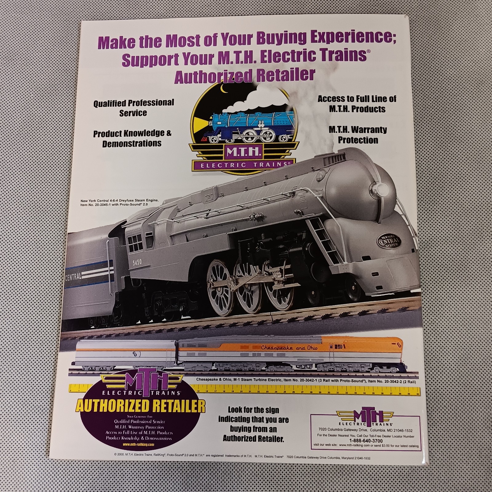 Classic Toy Trains Magazine October 2000