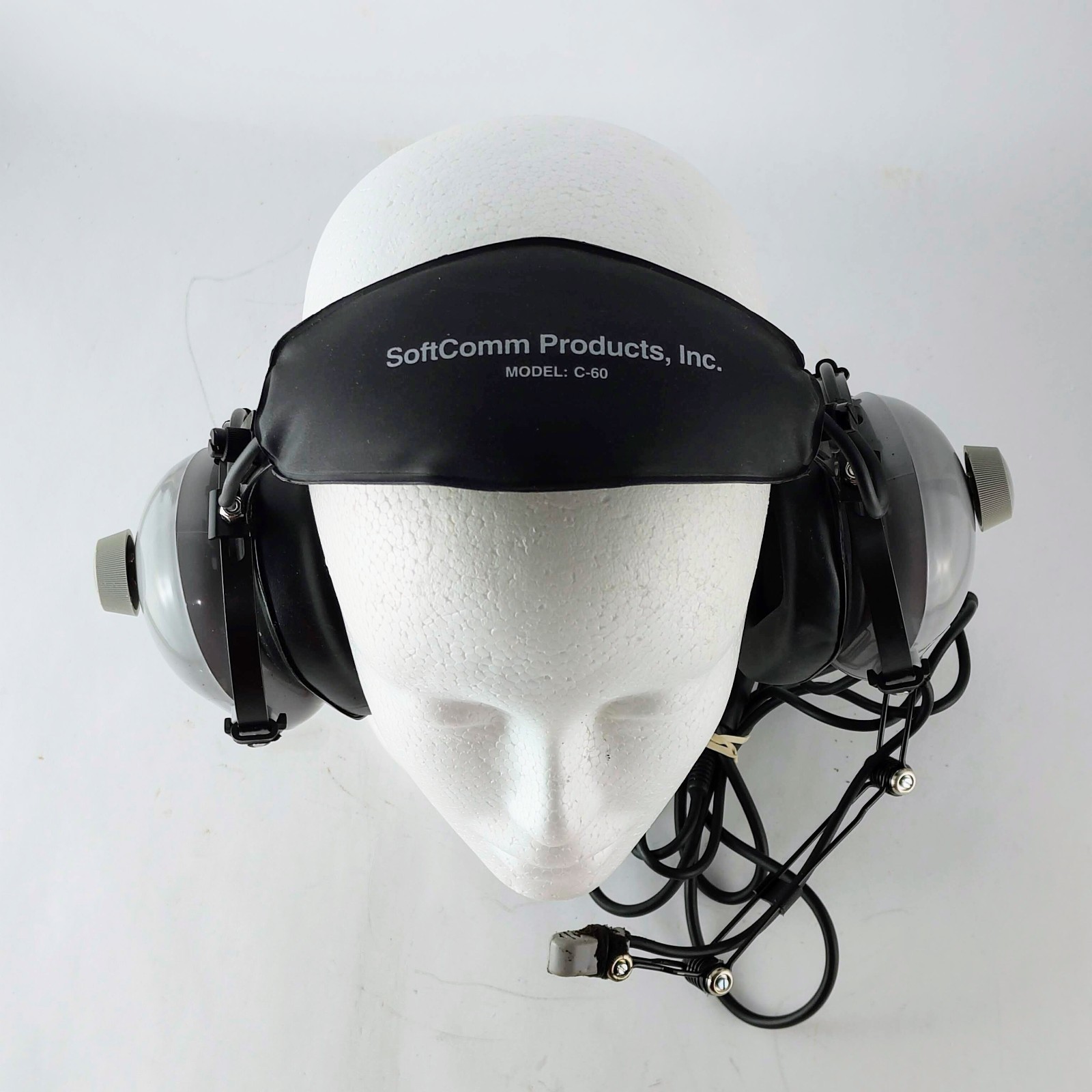 SoftComm C-60 Aviation Headset Silver Edition Pilot Headphones Tested Soft Comm
