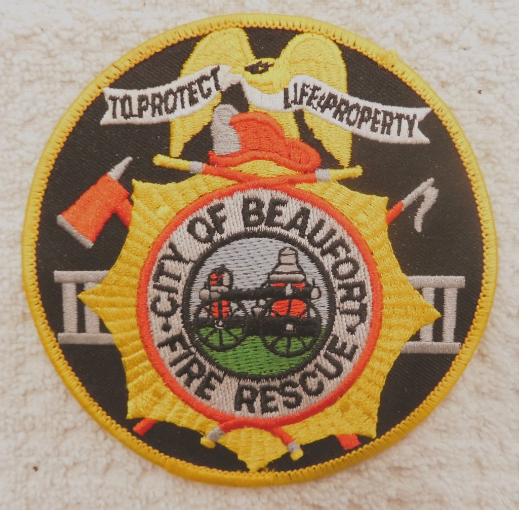 City Of Beaufort SC South Carolina Fire Dept. patch - NEW