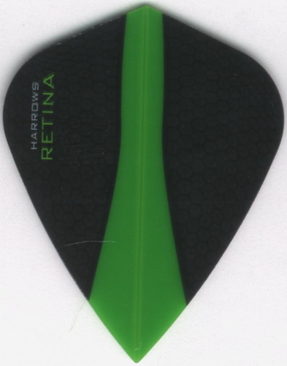 Green RETINA Kite Dart Flights: 3 per set