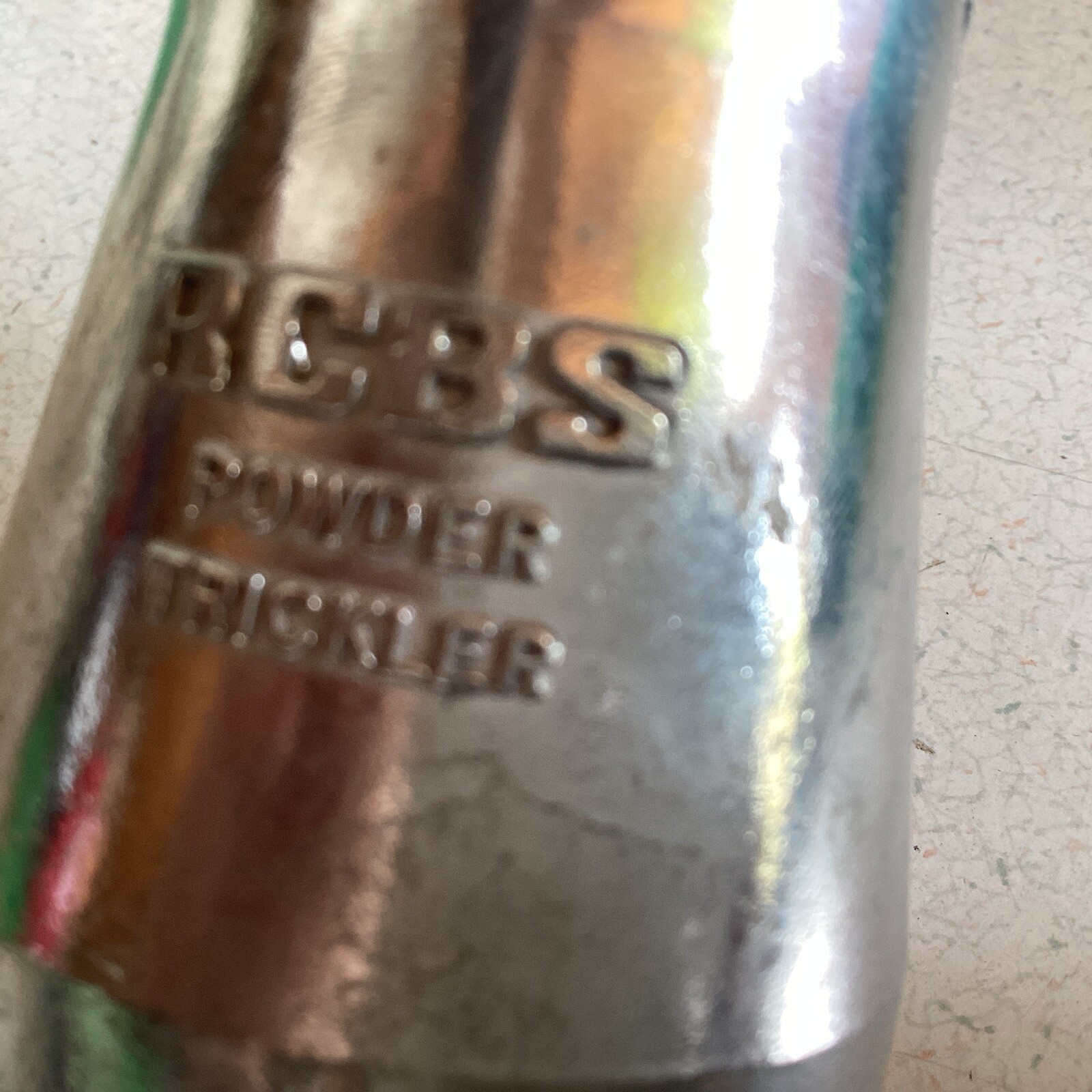 RCBS POWDER TRICKLER in Box Instructions Powder Reloading